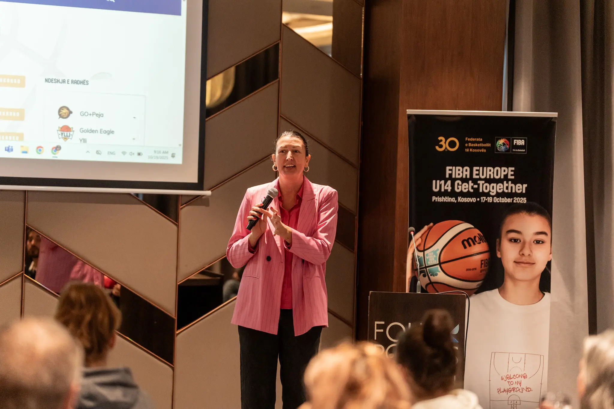 Dushku prezanton Programin Zhvillimor për Gjeneratat e Reja të FBK-së në FIBA Europe U14 Get-Together